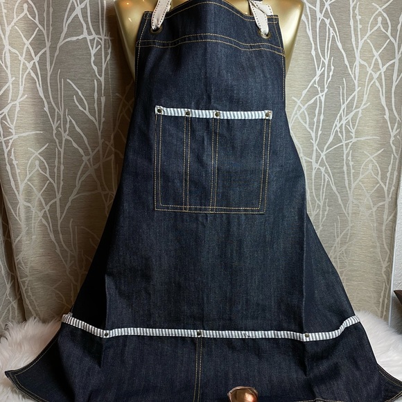 NWOT FARMHOUSE CHIC BOHO ONE SIZE APRON - Picture 2 of 11